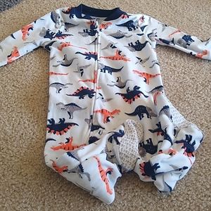 Carter's boy fleece footie pajamas